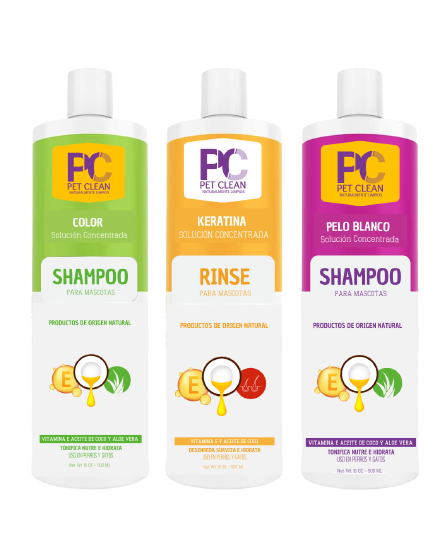 Kit Shampoo y Rinse Pet Clean