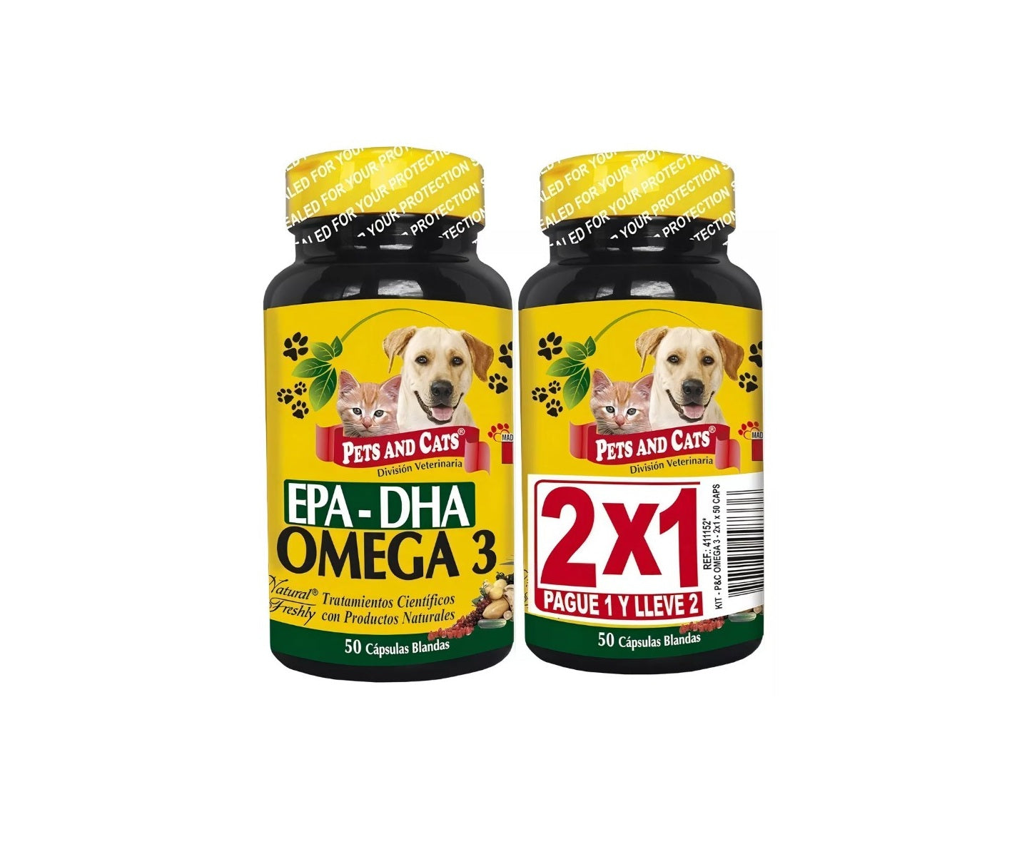 Omega 3 Paquete 2x1 50 Cápsulas