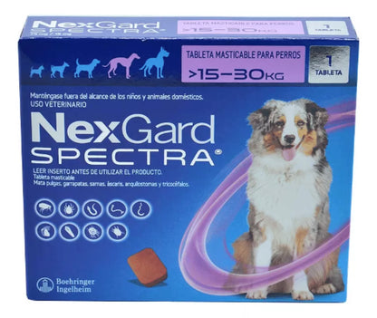 NexGard Spectra 15.1kg a 30kg