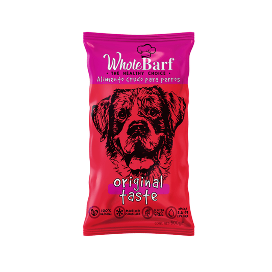 Alimento Crudo Para Perro Whole Barf Original Taste - 500 Gr